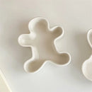Axyaa Holiday Tableware Set: Catering Tray, Ceramic Candy Box, Mini Rabbit Plate, Biscuit Man Bowl
