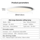 Axyaa Smart LED Ceiling Light Fixture for Bedroom & Living Room Decor
