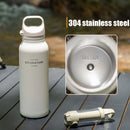 Axyaa 600ML Stainless Steel Vacuum Tumbler with One-Hand Open Cover