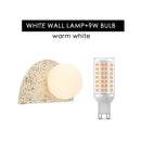 Terrazzo Japanese Retro Nordic LED Wall Lamp for Home Decor by Axyaa