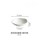 Axyaa White Ceramic Soup Noodle Bowl for Hotel Restaurant High-end Tableware Salad