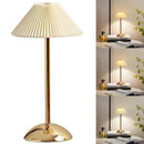 Axyaa Nordic Wooden Base Table Lamp - Modern Bedroom Living Room Decor