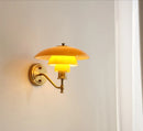 Axyaa Glass Wall Lamp E27 Light for Bedroom, Bathroom, Living Room - Decor Lighting Fixtures