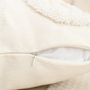 Pumpkin White Pillowcase for Halloween Decor by Axyaa