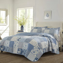 Axyaa Paisley Printed Queen Quilt Set with Matching Shams
