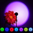 Axya Sunset Lamp Projector: USB LED Night Light for Home Decor, Living Room Wall, Photography