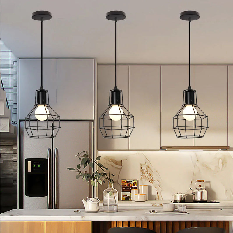 Axyaa Retro Loft Pendant Ceiling Light for Home Living Room Kitchen Lighting