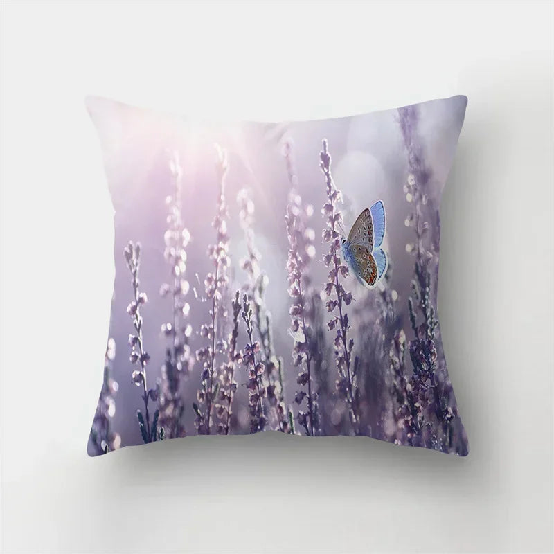 Axyaa Butterfly Pillowcase Home Decoration Cushion Cover