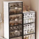 Axyaa Shoe Cabinet: Large Space-Saving Shoe Rack for Sneakers/Boots, Collapsible Organizer
