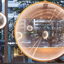Axyaa LED Glass Pendant Light for Hotel, Living Room, and Restaurant