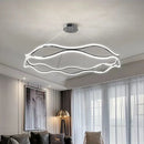 Axyaa Modern Minimalist LED Chandelier for Luxe Living Room & Bedroom