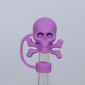 Axyaa Straw Cover Cap for Stanley Tumbler Cup | Set of 8 | Halloween-themed Straw Toppers