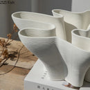 Axyaa Ceramic Art Vase Hydroponic Flower Arrangement Decorative Crafts