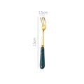 Axyaa Stainless Steel Ceramic Handle Cutlery Set