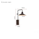 Axyaa Modern Waterproof Wall Lamp for Courtyards, Cafes, and Restaurants