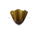 Axyaa Retro Floral Glass Wall Lamp: Modern, Nordic Design LED Sconce for Bedroom or Study
