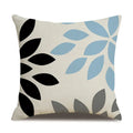 Axyaa Blue Deltoid Geometry Pillow Cover 45*45cm for Living Room, Bedroom, Sofa, Car