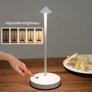 Axyaa LED Touch Night Desk Lamp: Rechargeable, 3 Color Temperatures, Stepless Dimming