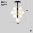 Axyaa Purple Ripple Villa Light: Luxury Grape Pendant Series & Floor Lamp