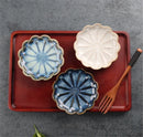 Axya Ceramic Hot Sauce Dish Set - Small Kitchen Porcelain Saucers for Condiments