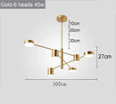 Axyaa LED Minimalist Chandelier Kitchen Island Lamp Living Room Luxury Lighting