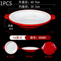 Axyaa Crayfish Plates: Double Ear Seafood Plates for Commercial Barbecue and Dry Pot