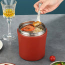 Axyaa Food Thermal Jar Soup Thermos Portable Lunch Box Vacuum Insulated