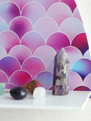 Axyaa Mermaid Tail Crystal Shelf: Boho Wall Art Aromatherapy Holder & Home Decor
