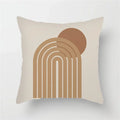 Axyaa Geometric Pattern Blue & White Cushion Cover for Home, Car, Sofa & Living Room