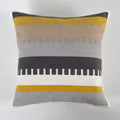 Geometric Embroidered Pillow Cover 45x45cm for Living Room by Axyaa