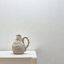 Axyaa Handmade Irregular Grain Ceramic Vase for Floral Arrangement