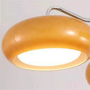 Axyaa Mid Century Brass Glass Chandelier Light Fixture - Elegant Lighting for Home