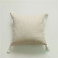Axyaa Tassel Cushion Cover 45x45cm Light Luxury Sofa Pillow Case