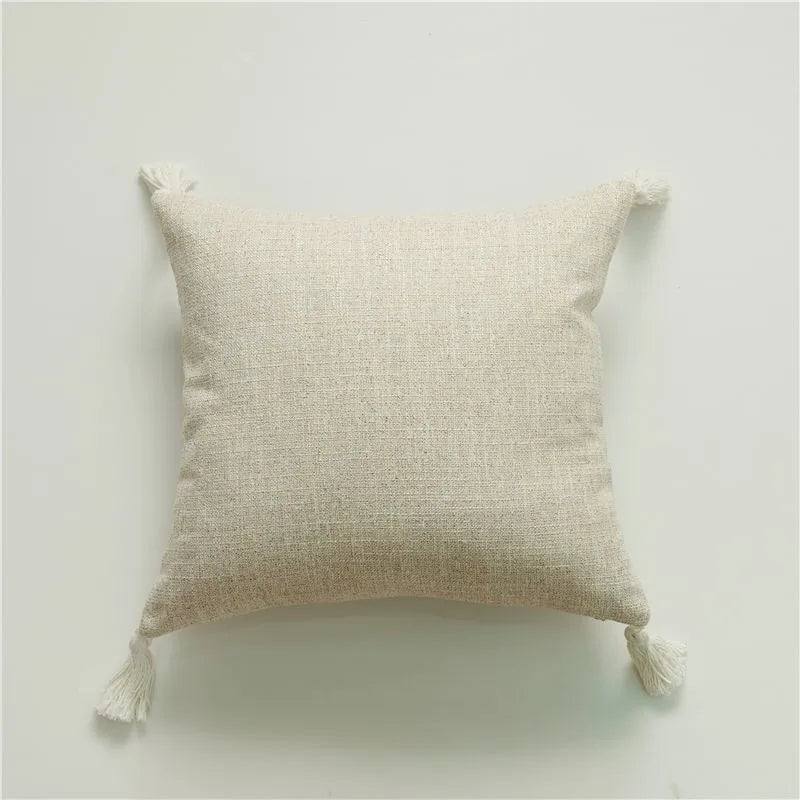 Tufted Rainbow Cushion Cover for Home Decor Axyaa Brand