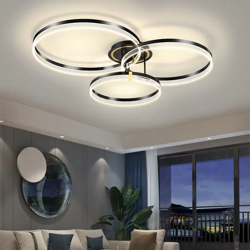 Axya LED Ceiling Chandelier Modern Luxury Acrylic Light Fixture for Home Decor