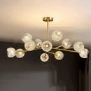 Axyaa Crystal Chandelier Pendant Light for Living Room and Bedroom
