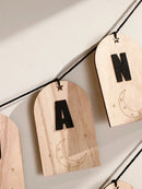 Ramadan Wooden Hanging Decorations Set with Letters for Home Decor by Axyaa