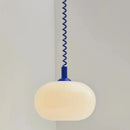 Axyaa White Glass LED Pendant Chandelier for Bedroom, Bar, Restaurant