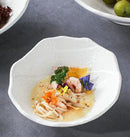 Axyaa 7-inch Ceramic Salad Bowl for Creative Tableware and Fruit Plate