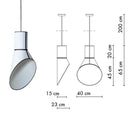 Axyaa Minimalist Speaker Floor Lamp for Living Room, Restaurant, Clothing Store in Study