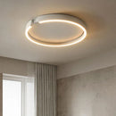 Axyaa Rose Gold LED Ceiling Light - Modern Ring Design for Home Lighting