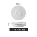 Axyaa Sashimi Plate - Japanese Solid Color Ceramic Plate for Hotel and Home