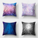 Axyaa Retro Moon Star Pillowcase for Car & Home Décor