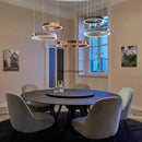 Axyaa Designer Ring Pendant LED Chandelier for Home Decor Lighting