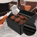 Axyaa Espresso & Coffee Grounds Tapping Box with Tapping Rod & Rubber Base