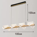 Axyaa Modern LED Chandelier Pendant Light for Dining Room Decor - Indoor Ceiling Lamp