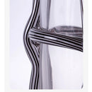 Axyaa Glass Vase Stripe Cross Binding Flower Arrangement Terrarium Decor