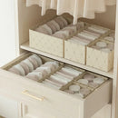 Axyaa Drawer Organizer Clothes Storage Box Cabinet Organizers - Wardrobe & Socks Solution