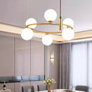 Axyaa Modern LED Chandeliers: Stylish Pendant Lights for Living and Dining Rooms