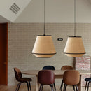 Axya Rattan Pendant Light for Country Kitchen Dining Space